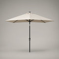 9 ft Beige Octagonal Patio Umbrella with Crank Lift and Vented Polyester Canopy